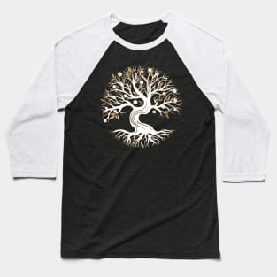 Tree of Life - Yggdrasil Baseball T-Shirt